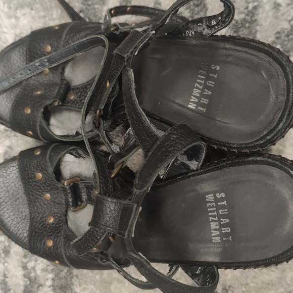 Stuart Weitzman Women's heel pump wedge size 7.5 - Picture 7 of 8